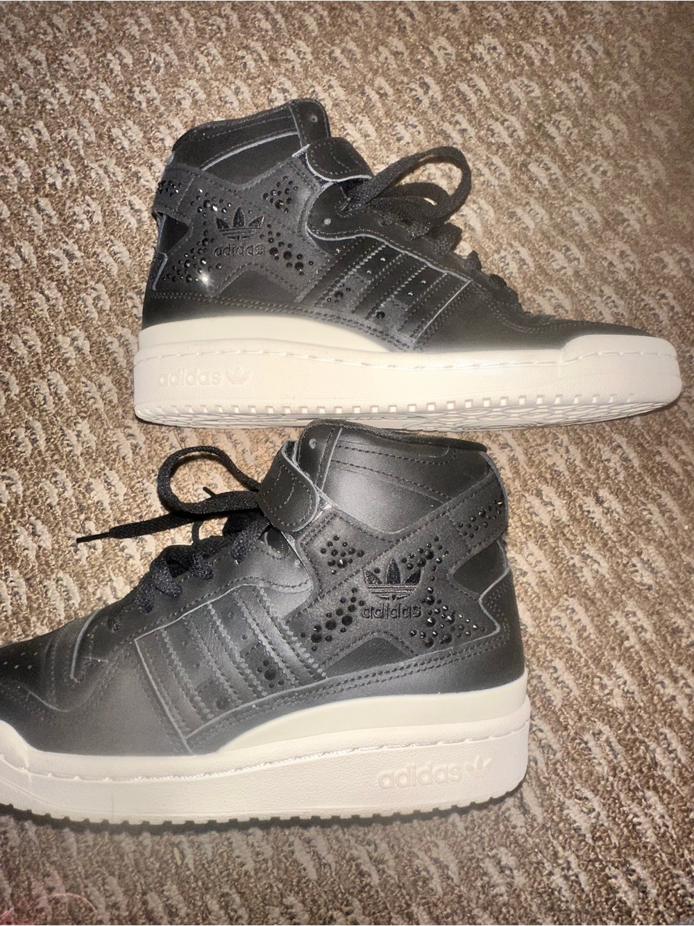 Adidas Black jeweled Sneakers - Picture 8 of 9